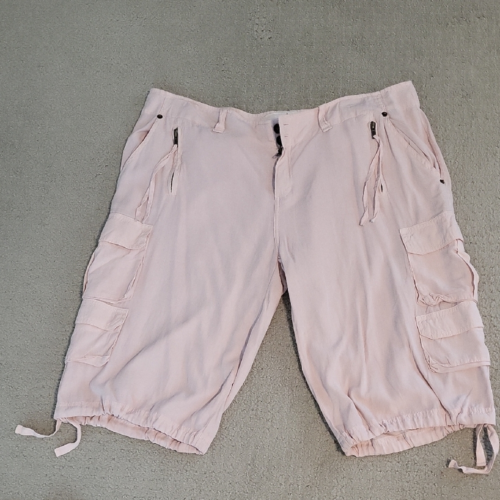 Freddy Blush Pink Silk-Blend Shorts